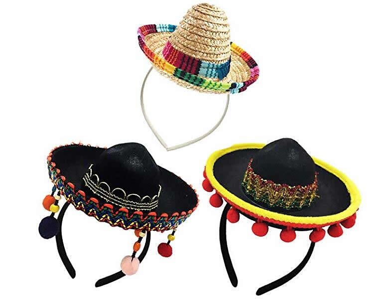 Mexican Masquerade Sombrero Hat Kid's Boys Cosplay Cinco de Mayo Mexico Independence Day Day of the Dead Carnival Masquerade Mexico's Independence Day Festival / Holiday Black / Yellow / Beige Easy 2025 - $15.99 –P3
