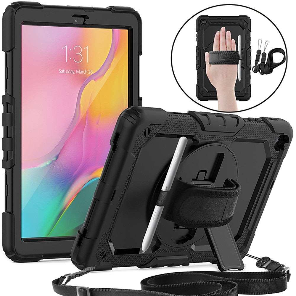 Tablet Case Cover For Samsung Galaxy Tab S8 S7 S6 A8 A7 A Ultra Plus FE Lite 14.6" 12.4" 11" 10.5" 10.4" 8.7" 8.0" 2022 2021 2020 2019 Portable with Stand Pencil Holder Solid Colored PC 2025 - $33.99 –P6