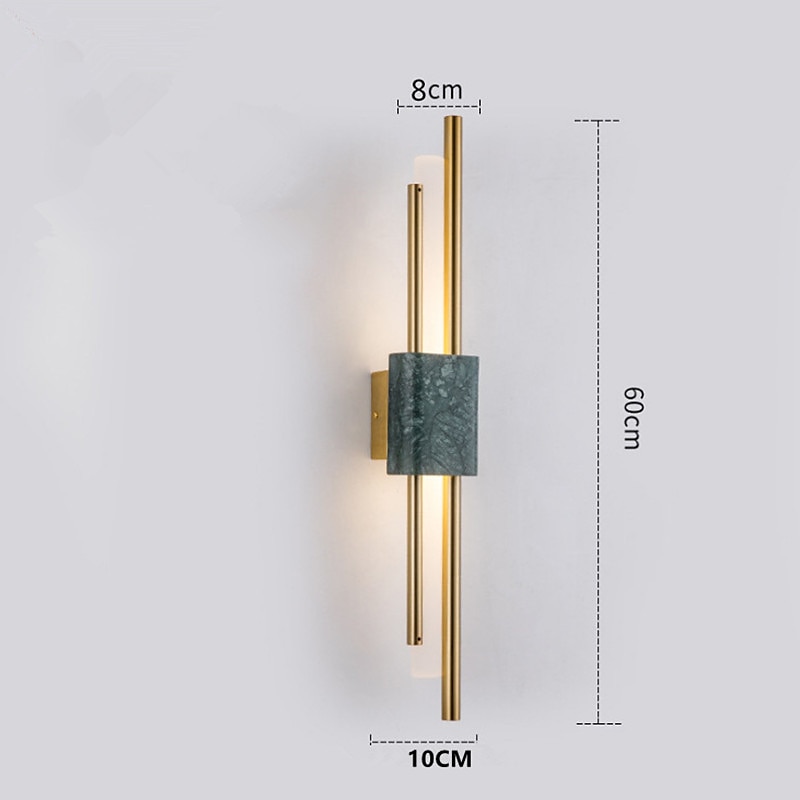 Lampada Da Parete Moderna A Led Sfondo In Marmo Lampada Da Parete Albergo Scala Corridoio Camera Da Letto Lampada Da Comodino Soggiorno del 2025 a $166.99 –P7