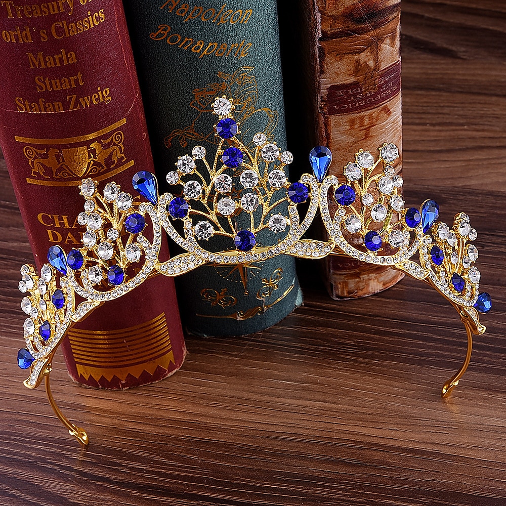 Krone Tiara Legierung Hochzeit Einfach Braut Mit Metallkopfschmuck Kopfbedeckung Kleid beeindrucken 2025 - $27.99 –P4