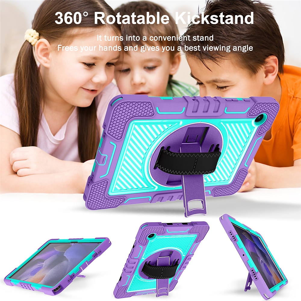 Tablet Case Cover For Samsung Galaxy Tab S7 Plus FE S6 Lite 10.4" A 8.4" 2022 2021 2020 2019 Portable with Stand Holder Dustproof Silica Gel PC 2025 - $33.99 –P6