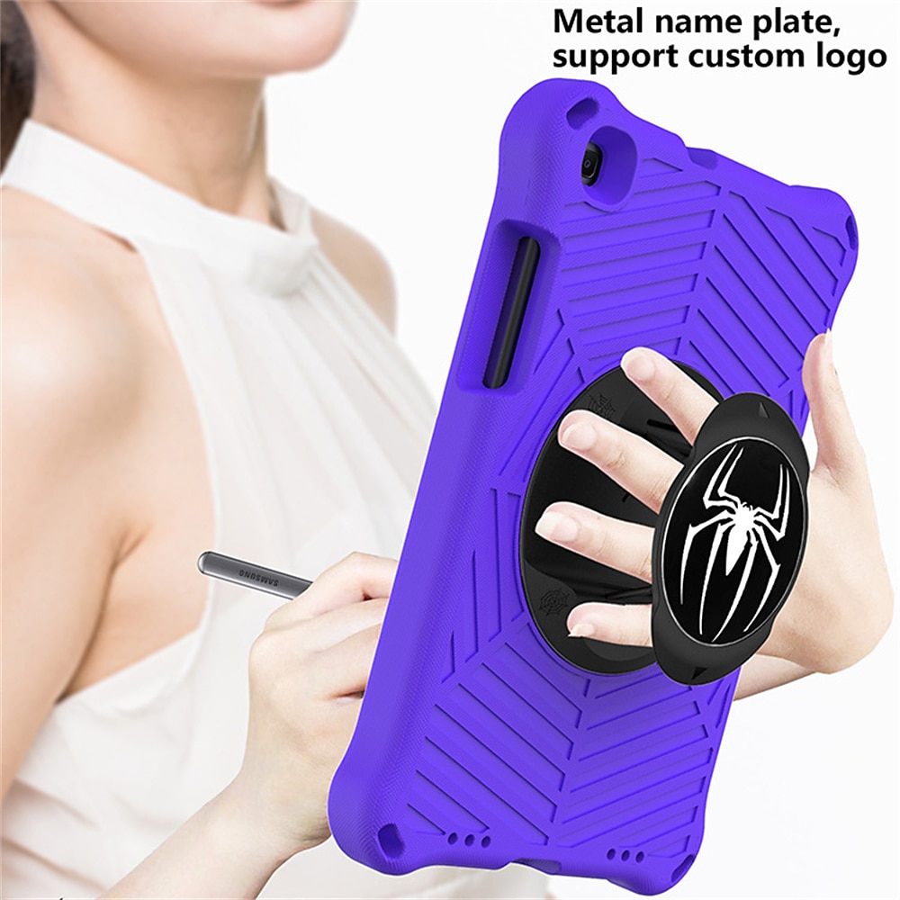 Tablet Case Cover For Samsung Galaxy Tab A8 10.5'' A7 Lite 8.7'' A 8.0" 2022 2021 2019 Handle with Stand Holder 360° Rotation Solid Colored EVA 2025 - $30.99 –P1