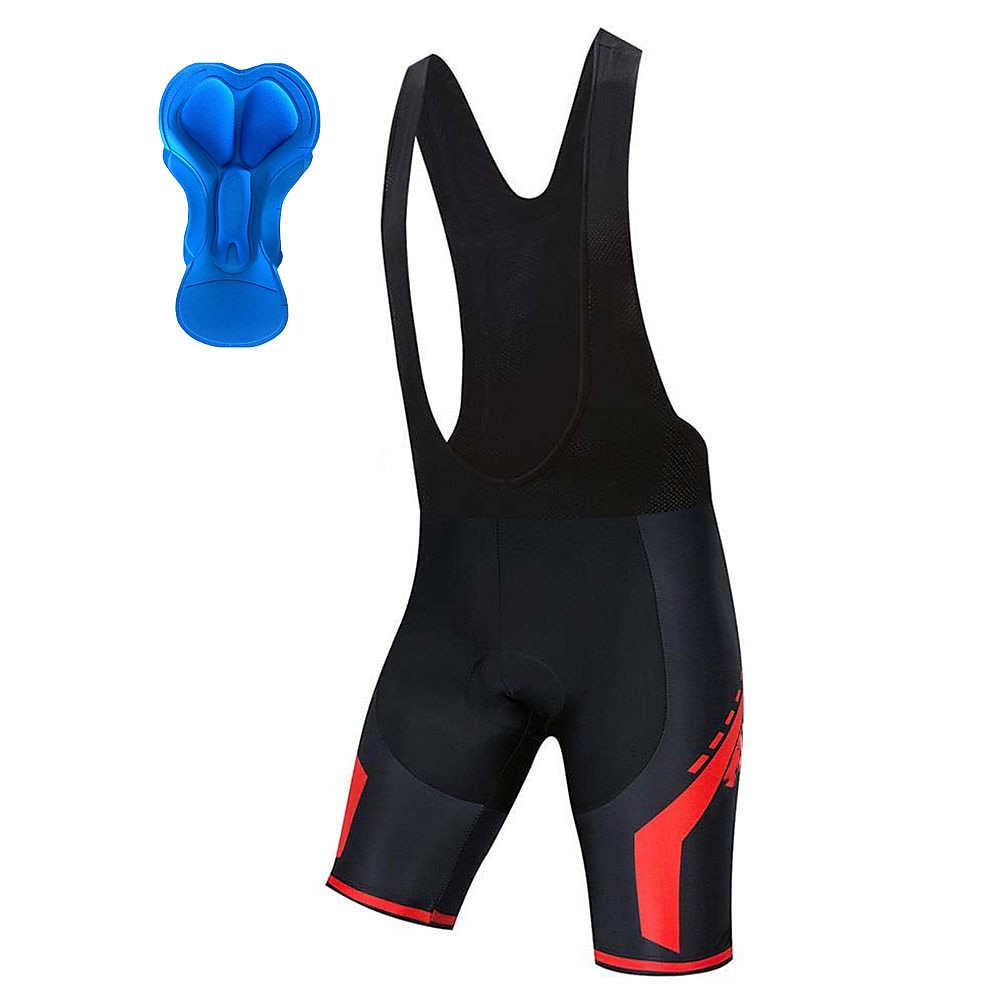 Herr Cykelvägshorts Bib-shorts Cykel Haklappshorts Underdelar Bergscykling Vägcykling sporter 3D Tablett Cykel Andningsfunktion Snabb tork Blå Grön Polyester Elastan Kläder Cykelkläder 2025 - $25.99 –P1