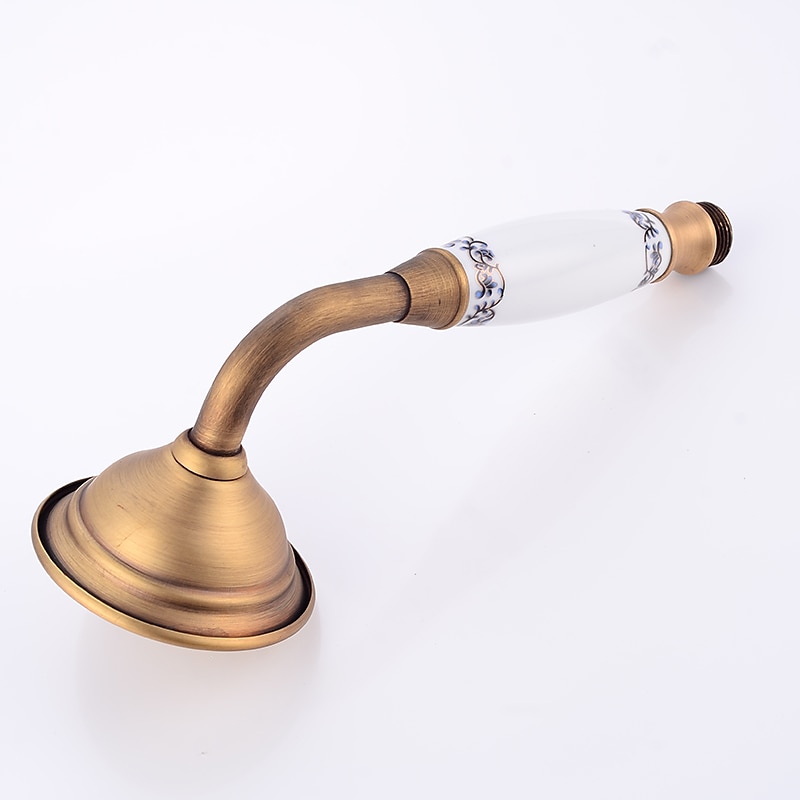 Shower Faucet / Body Jet Massage Set - Handshower Included pullout Rainfall Shower Antique / Vintage Style Antique Brass Mount Inside Brass Valve Bath Shower Mixer Taps 2026 - $195.99 –P10