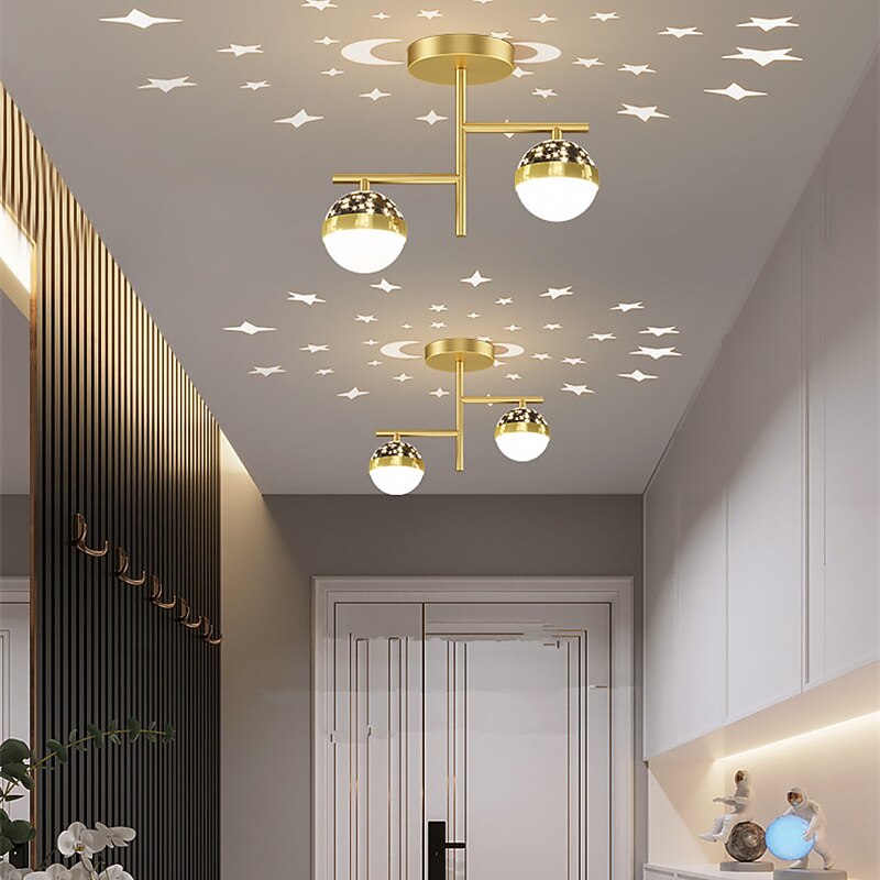 Lampada Da Soffitto Per Portico Del Corridoio Lampada Da Soffitto A Led Con Luce Di Proiezione Creativa del 2025 a $187.99 –P6