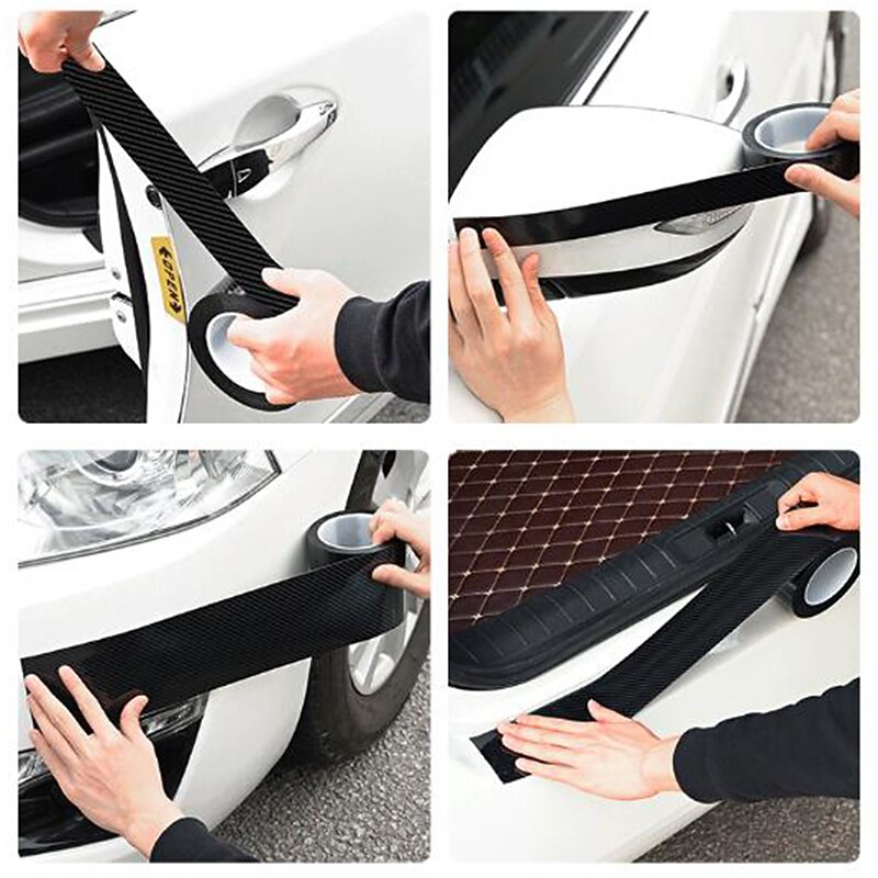 StarFire 10cm/10M 5D Carbon Fiber Car Sticker DIY Paste Protector Strip Auto Door Sill Side Mirror Anti Scratch Tape Waterproof Protect Film 2026 - $41.99 –P7