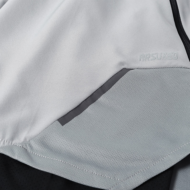 Homme Bloc de Couleur Shorts de course Combi Short Cuissard Short Sport Vélo Shorts Coupe décontractée Des sports Séchage Rapide Doux Bandes réfléchissantes Évacuation de la transpiration Noir Rouge de 2026 ? $26.99 –P14