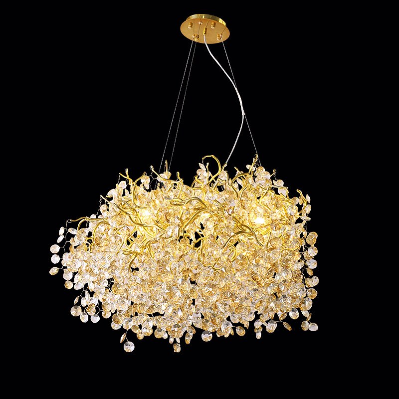 Lampadario design lanterna a sospensione 60 cm lampadario a sospensione a led in alluminio elettrolitico moderno 220-240v del 2025 a $2493.99 -P3