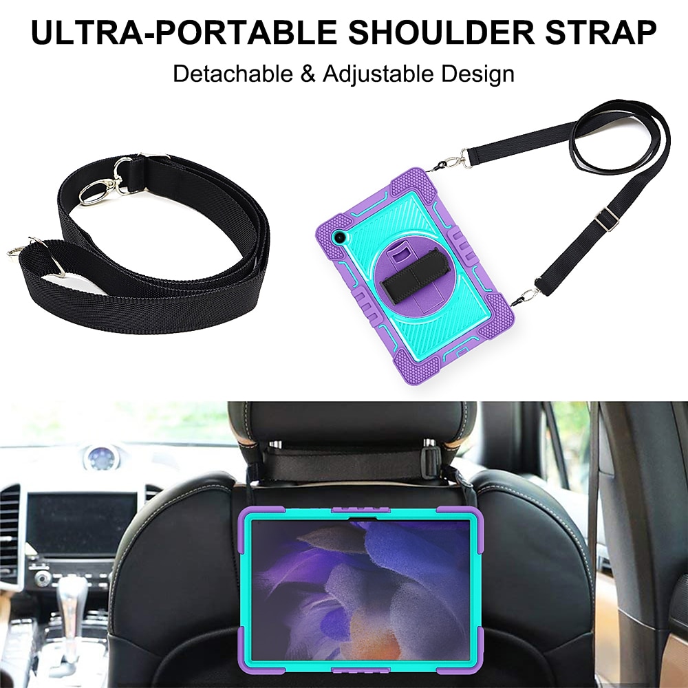 Tablet Case Cover For Samsung Galaxy Tab S7 Plus FE S6 Lite 10.4" A 8.4" 2022 2021 2020 2019 Portable with Stand Holder Dustproof Silica Gel PC 2025 - $33.99 –P7