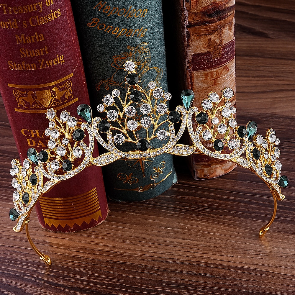 Krone Tiara Legierung Hochzeit Einfach Braut Mit Metallkopfschmuck Kopfbedeckung Kleid beeindrucken 2025 - $27.99 –P3