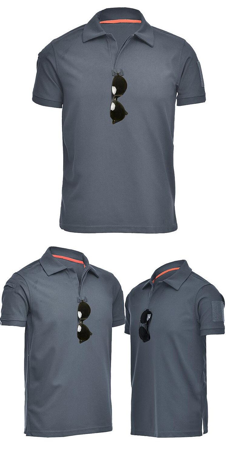 Men's Hiking Tee shirt Top Outdoor Breathable Quick Dry Lightweight Black Green khaki Fishing Climbing Beach 2025 - $21.99 –P3