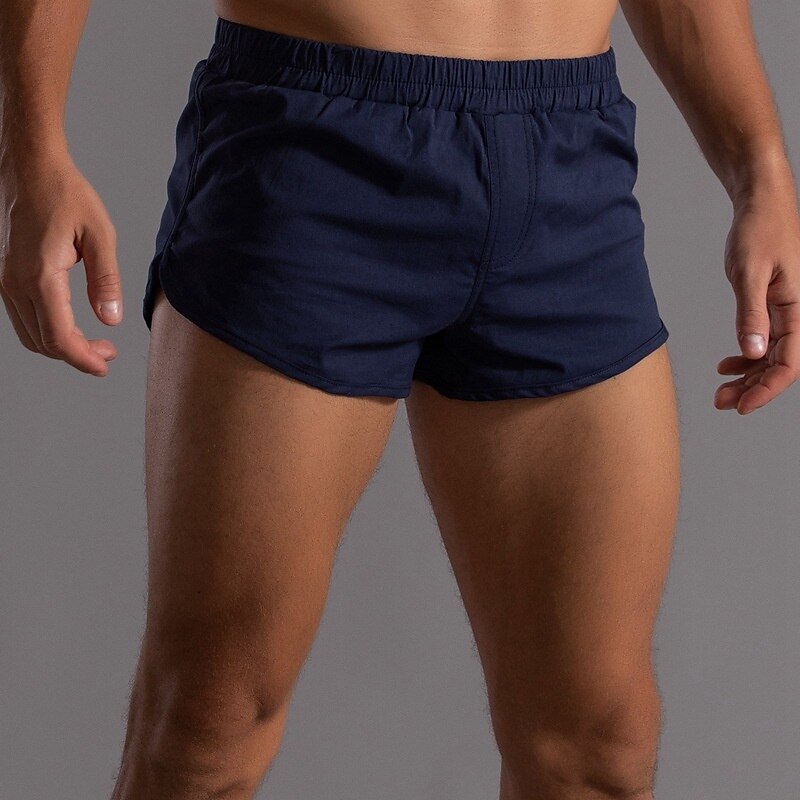 Herr Rosa shorts Atletiska shorts Casual shorts Elastisk midja Ensfärgat Komfort Andningsfunktion Kort Utomhussport Dagligen Badning Stylish Ledig / Sportig Svart Vit Microelastisk 2025 - $24.99 -P8