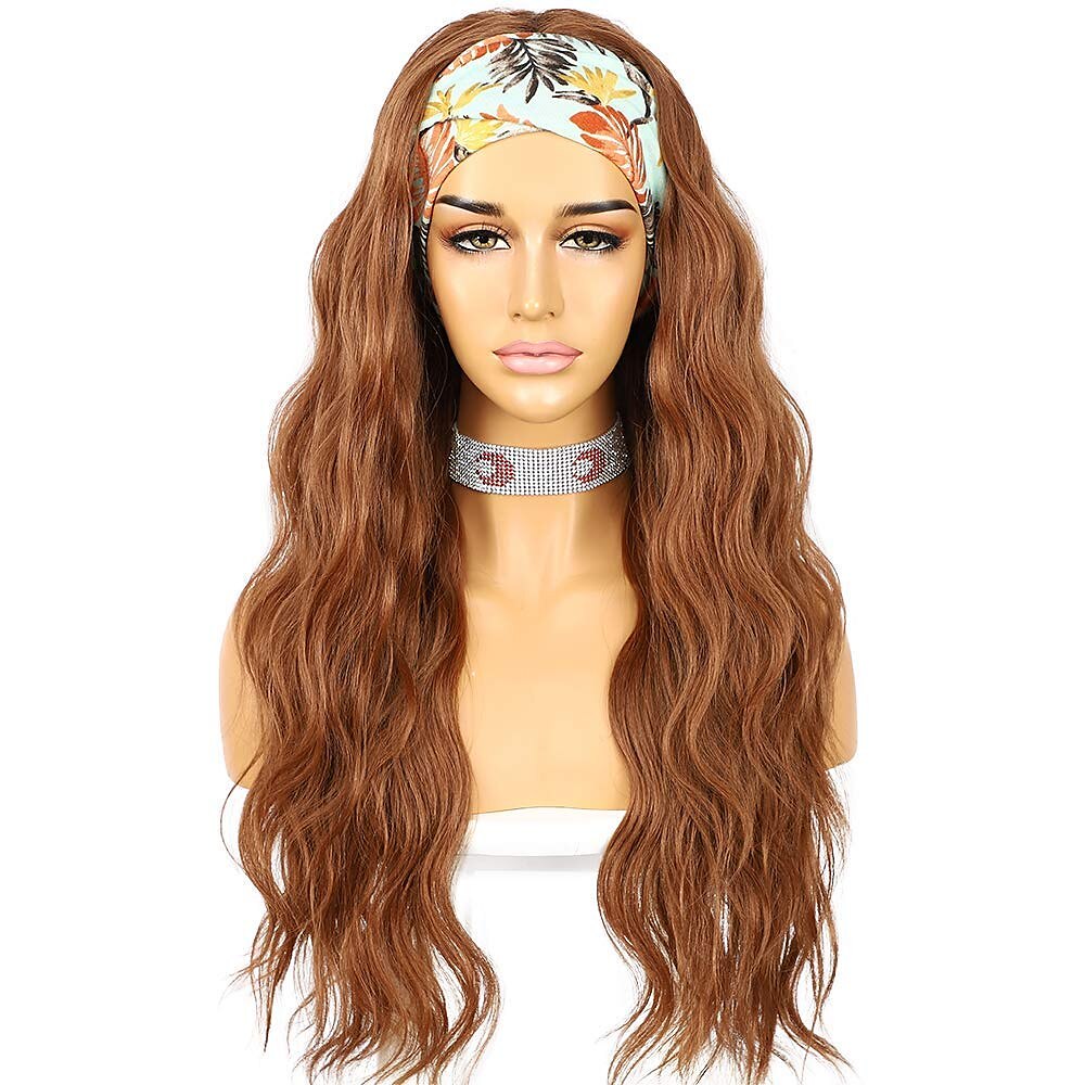 parrucche della fascia glueless parrucca della fascia corpo sciolto ondulato parrucche sintetiche dei capelli per le donne nere onda nessuna parrucche anteriori del merletto della miscela di colore del 2025 a $26.99 –P12