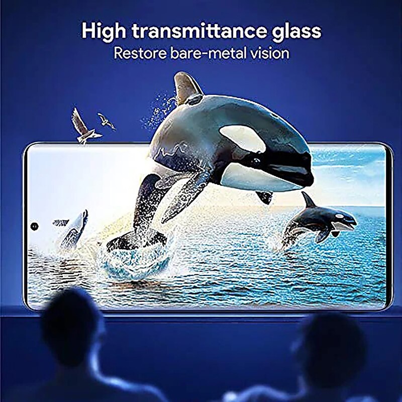 2 штs Защитная пленка Назначение Samsung Galaxy S25 Ультра S25 Ultra Plus S24 Ultra Plus S23 S22 S21 Плюс Ультра Закаленное стекло Уровень защиты 9H Против отпечатков пальцев HD 2025 - $6.99 –P2