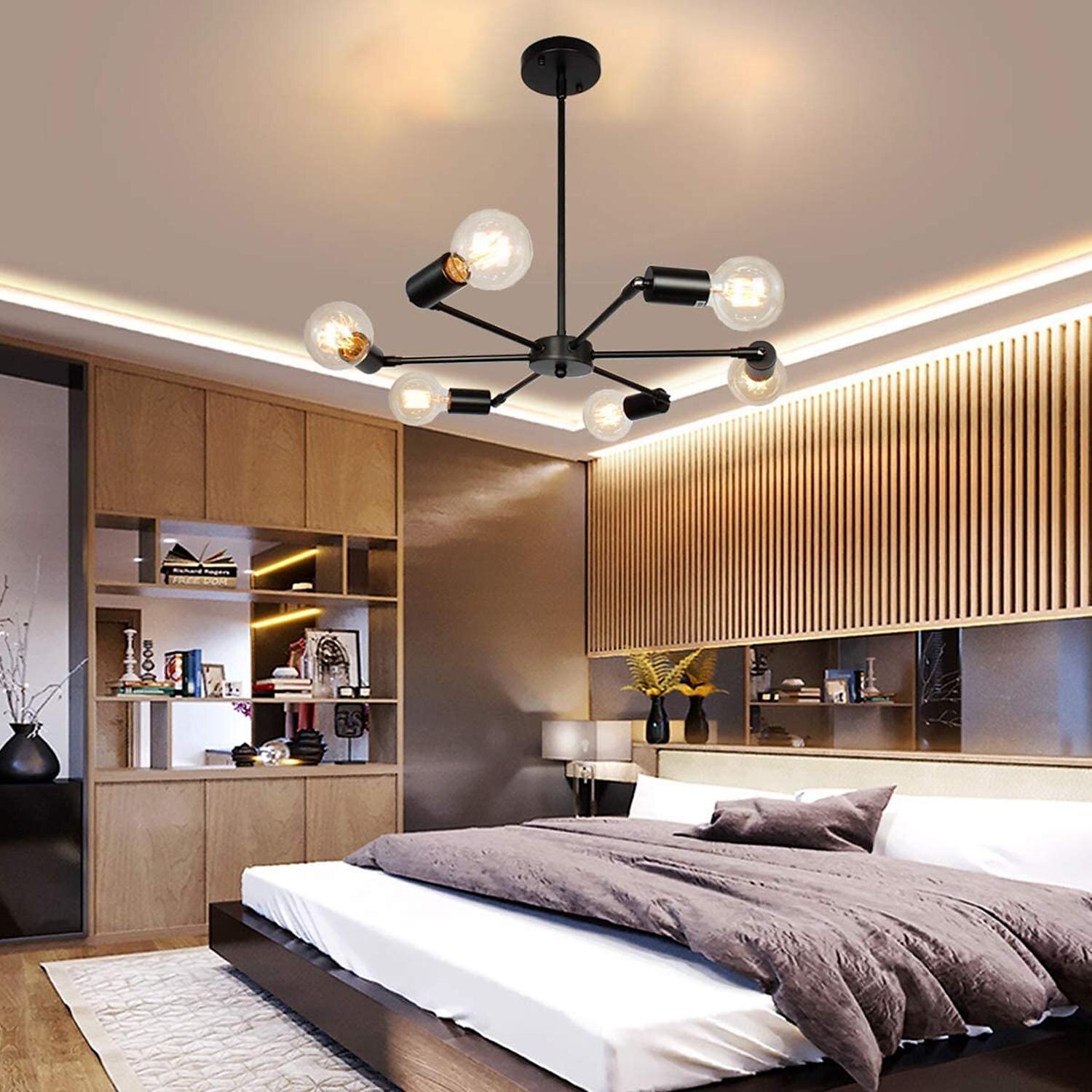Lampadario A Sospensione Led Testa Universale In Alluminio Elettrolitico Elegante Oro Moderno Stile Nordico del 2025 a $120.99 –P9