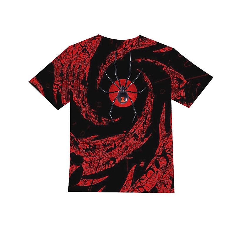Boys 3D Animal Spider T shirt Short Sleeve 3D Print Summer Spring Active Sports Fashion Kids 3-12 Years Outdoor Daily Indoor Regular Fit 2026 - $11.99 –P7