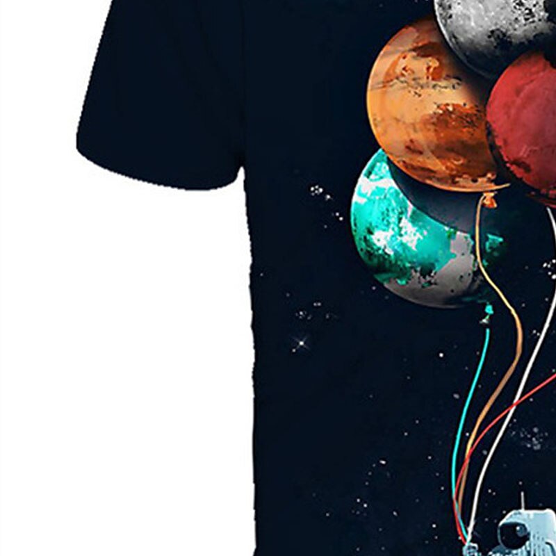 Chlapecké 3D Astronaut Tričko Krátký rukáv 3D tisk Léto Jaro Aktivní Sportovní Módní Polyester Děti 3-12 let Venkovní Denní Vevnitř Běžný 2025 - $11.49 –P5
