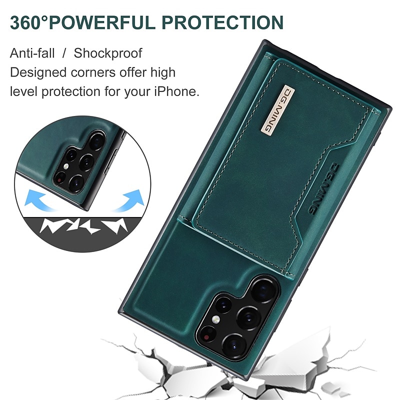 Phone Case Wallet Case For Samsung Galaxy Back Cover S24 S23 S22 S21 Plus Ultra A14 A34 A54 A73 A53 A33 Card Holder Wallet 360°Protection for Camera Shockproof Dustproof Solid Colored PU Leather 2025 - $25.99 –P3