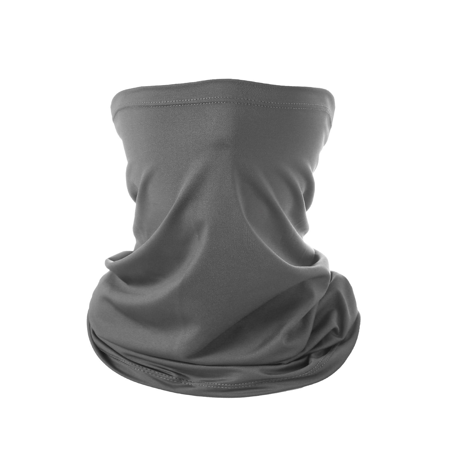 Cooling Neck Gaiter Balaclava Face Mask Neck Tube Scarf Face Cover Solid Color Sunscreen Breathable UV Protection Quick Dry Dust Proof Bandanas Bike / Cycling Black Summer for Men's Women's Outdoor 2025 - $6.99 –P8