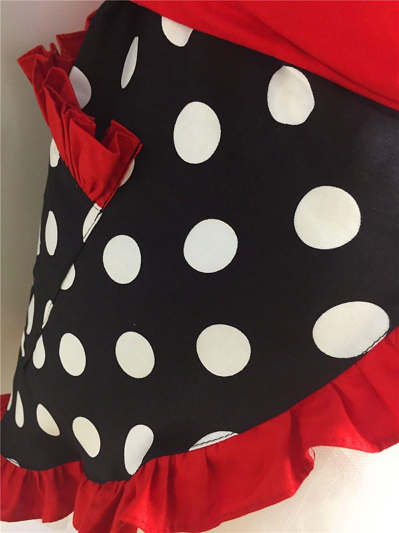 delantal de chef de algodón para mujeres y hombres, delantal de cocina, delantal de jardinería personalizado lunares salón pinafore delantal vintage regalo de la madre 2026 - $26.99 –P7