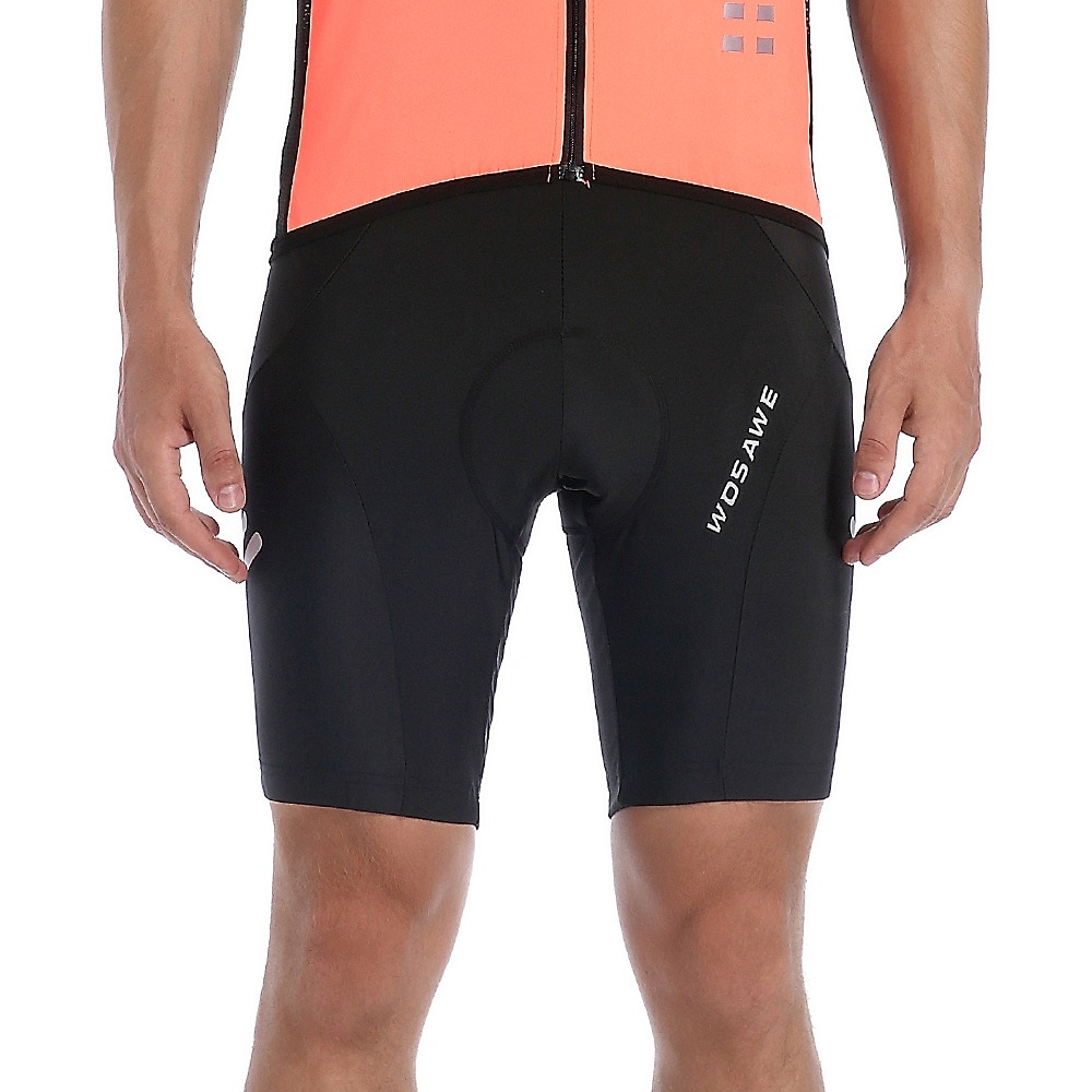 WOSAWE Herre Sykkelshorts Fôrede sykkelshorts Sykkel Fôrede shorts MTB-shorts Semi-formsydd Fjellsykling Veisykling sport Sykling Pustende Hurtigtørkende Myk Svart Silikon Lycra Klær Sykkelklær 2025 - $28.99 –P10