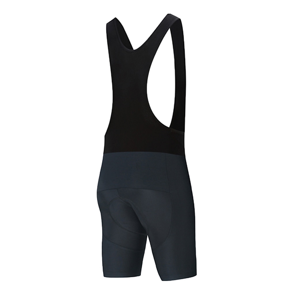Herr Cykeltröja med Haklapp-shorts Kortärmad Bergscykling Vägcykling Svart Vinröd Blå Rand Cykel Träningsdräkter 3D Tablett Andningsfunktion Snabb tork Bakficka Polyester Elastan sporter Rand Kläder 2025 - $45.99 –P9