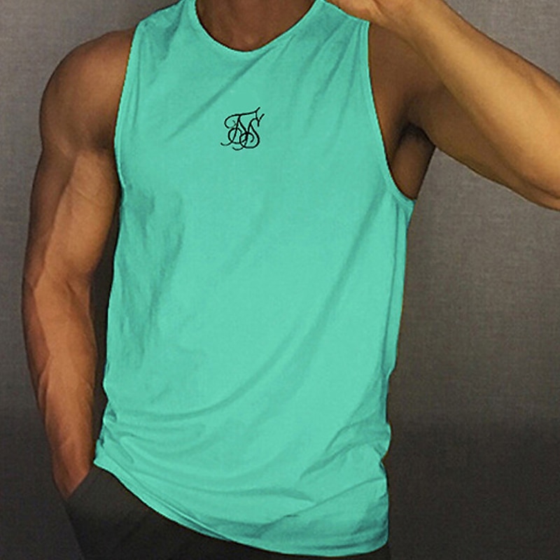 Herren Tank Top Weste Unterhemd Ärmelloses Shirt Ärmellos Rundhalsausschnitt Sommer Grafikdrucke Mode Leicht Atmungsaktiv Druck Outdoor Straße Lässig Schwarz Weiß Gelb Top T-Shirt für Herren 2025 - $12.49 –P11