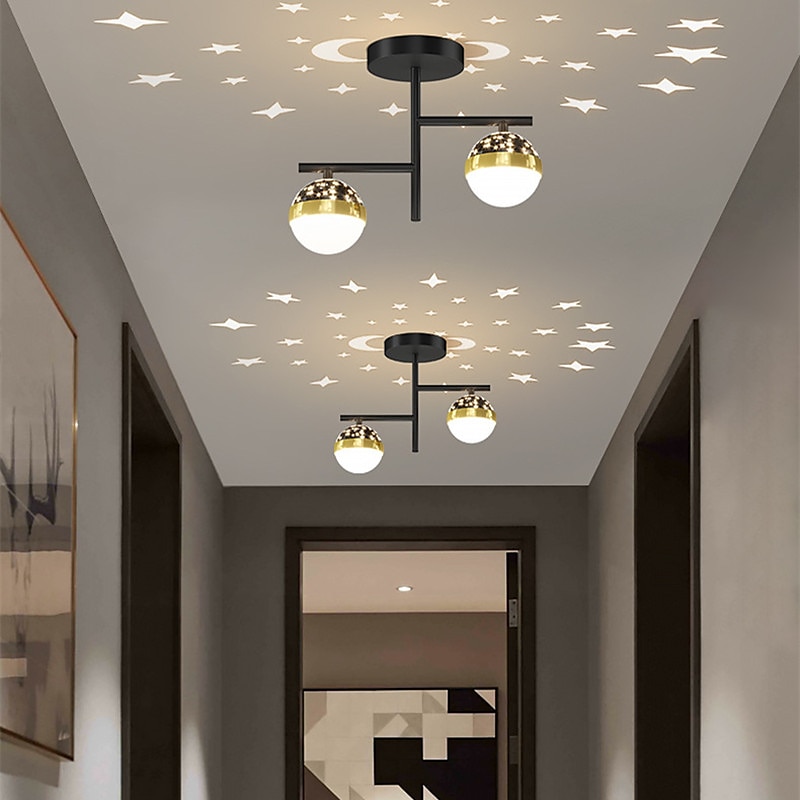 Lampada Da Soffitto Per Portico Del Corridoio Lampada Da Soffitto A Led Con Luce Di Proiezione Creativa del 2025 a $187.99 –P5