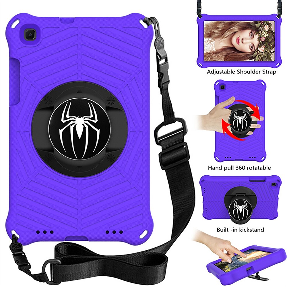 Tablet Case Cover For Samsung Galaxy Tab A8 10.5'' A7 Lite 8.7'' A 8.0" 2022 2021 2019 Handle with Stand Holder 360° Rotation Solid Colored EVA 2025 - $30.99 –P5