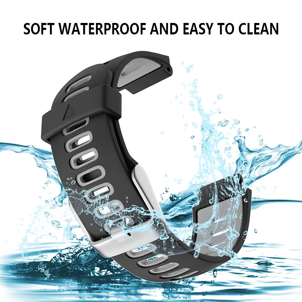 Ремешок для часов для Garmin Forerunner 220/230/235/620/630/735XT Approach S20 / S6 / S5 силиконовый Замена Ремень с помощью инструмента для удаления Дышащий Спортивный ремешок Браслет 2025 - $13.99 –P9