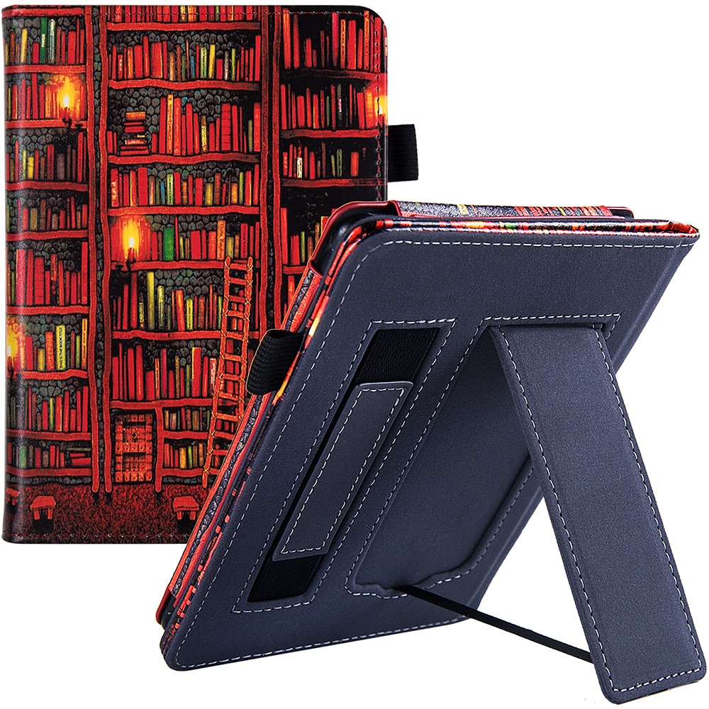 2025年 タブレット ケース カバー 用途 Amazon Kindle Paperwhite 6.8 '' 11日 2021年 パータブル ハンドル スタンド付き グラフィック ソリッド 自然风光 PUレザー コレクション – $24.99 –P13