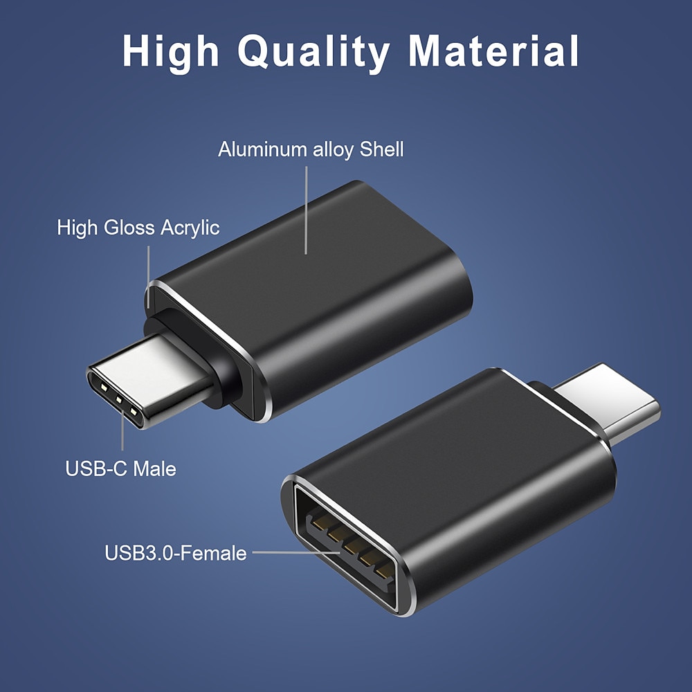 4 Pack USB C Female to USB Male Adapter Type C to USB Adapter USBC to A Power Charger Cable Converter for iPhone 13 12 Mini Pro Max,Samsung Galaxy S22,iPad Mini Air Pro i-Watch Series 7 2025 - $20.99 –P6