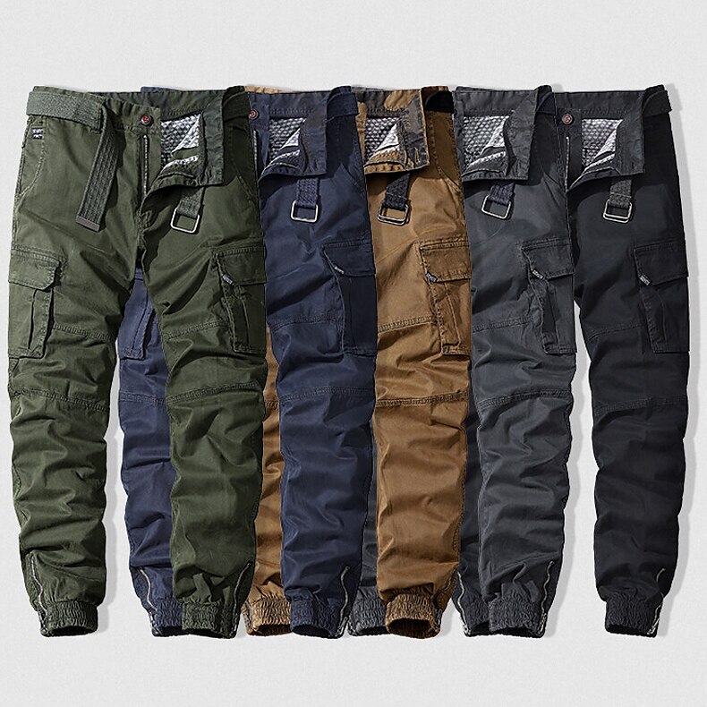 Hombre Pantalones cargo Pantalones para senderismo Militar Verano Al aire libre Ajuste regular Ripstop Secado rápido Bolsillo con cremallera Multi bolsillo Pantalones / Sobrepantalón Prendas de abajo 2025 - $49.99 –P1