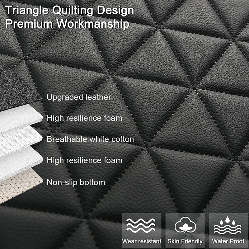 StarFire High End Luxury PU Leather Car Seat Cover Protector, Front Seat Bottom, Compatible with 90% Vehicles 2025 - $29.99 –P3