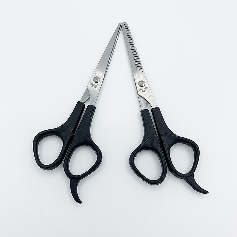 4 pçs/conjunto tesoura de cabeleireiro doméstico tesoura de desbaste de corte de cabelo tesoura de barbeiro tesoura de dente plano pente ferramentas de estilo de cabelo de 2026 por $12.99 –P3