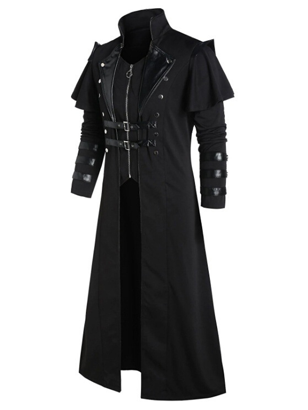 Punk a gotika Středověké Steampunk Kabát Maškarní Morový doktor Větší velikosti Pánské Karneval Plesová maškaráda Párty Dospělé Kabát 2025 - $61.99 –P3