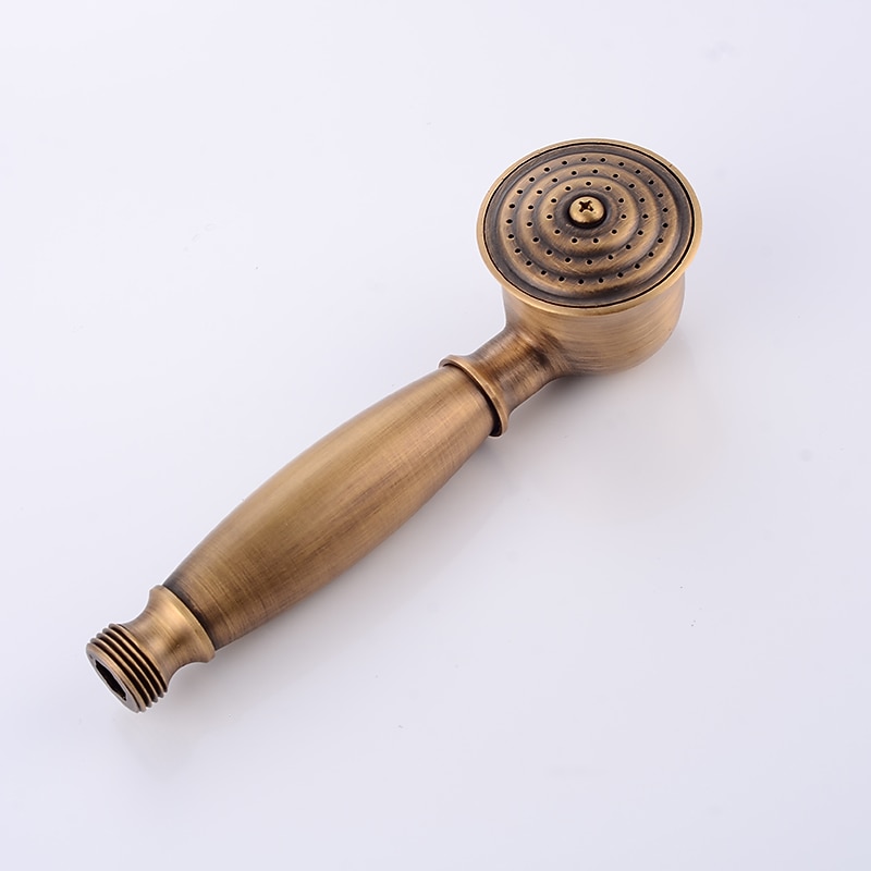 Shower Faucet / Body Jet Massage Set - Handshower Included pullout Rainfall Shower Antique / Vintage Style Antique Brass Mount Inside Brass Valve Bath Shower Mixer Taps 2026 - $195.99 –P15