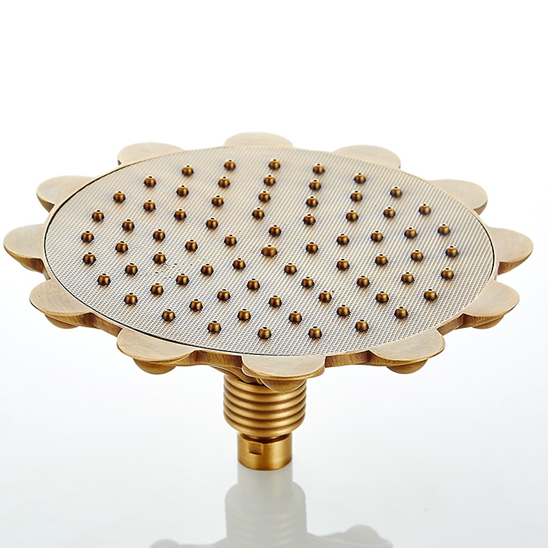 Shower Faucet,Rainfall Shower System Body Jet Massage Set - Handshower Included pullout Rainfall Shower Antique Vintage Style Antique Brass Mount Inside Brass Valve Bath Shower Mixer Taps 2025 - $566.99 –P8
