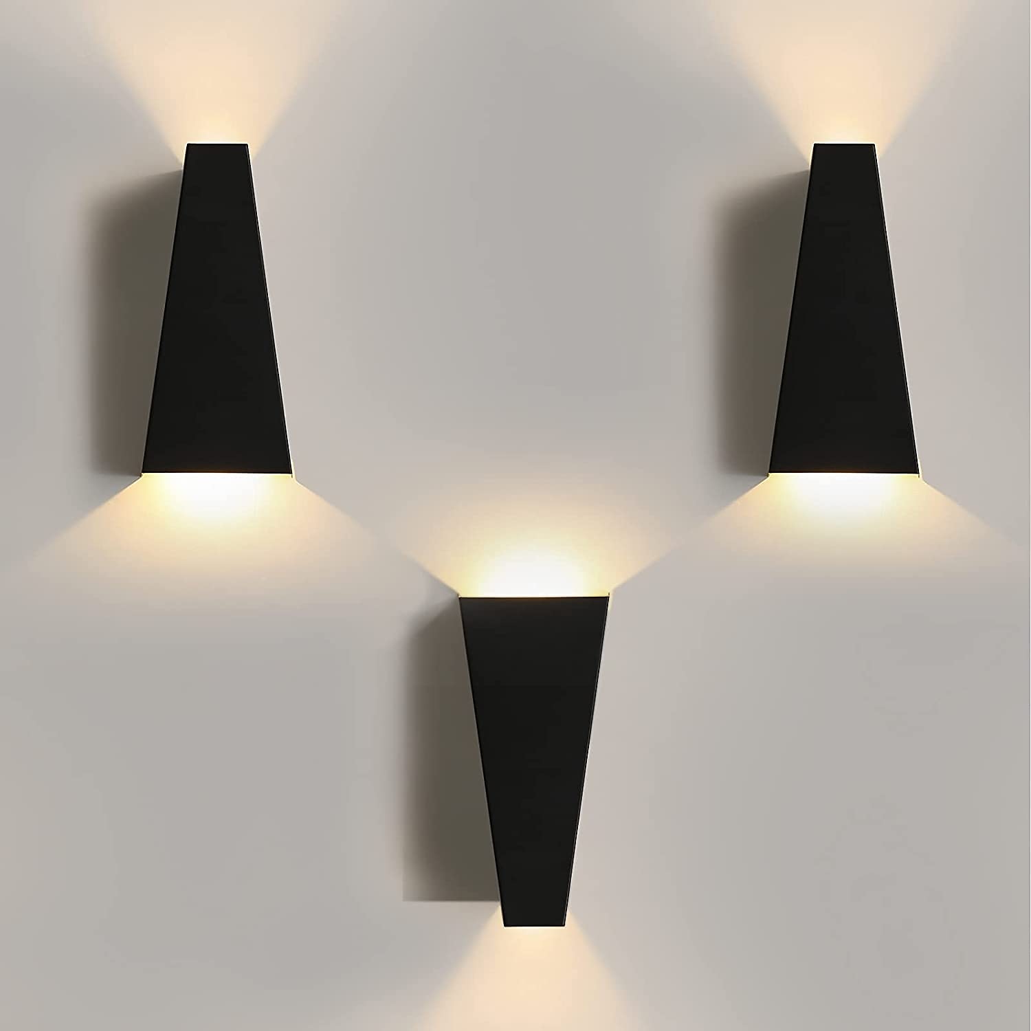 2 sztuk nowoczesny kryty kinkiet led metal mały kinkiet unikalny styl 10w up down kinkiet led lampka nocna do sypialni salon restauracja 2025 - $56.99 –P7
