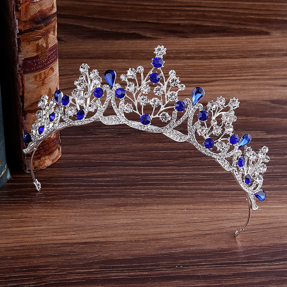 Krone Tiara Legierung Hochzeit Einfach Braut Mit Metallkopfschmuck Kopfbedeckung Kleid beeindrucken 2025 - $27.99 –P5