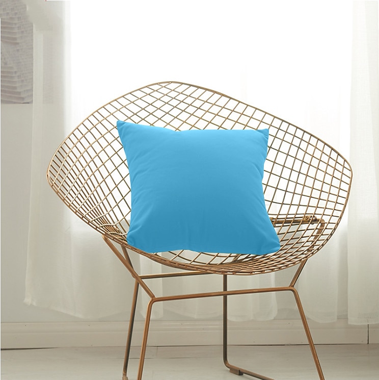 Decorative Toss Pillows 1pc Soft Plush Pillow Cover Solid Colored Candy color Multicolor Simple Square Zipper Traditional Classic Outdoor Cushion for Sofa Couch Bed Chair Pink Blue Purple Yellow 2025 - $10.99 –P4