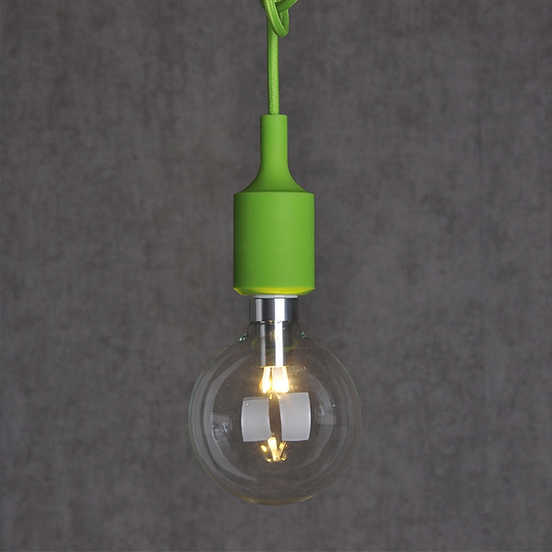 10 cm-es egyedi kialakítású színes függőlámpa led egyfejű műanyag modern bár led izzók 85-265v 2026 - $8.99 –P6
