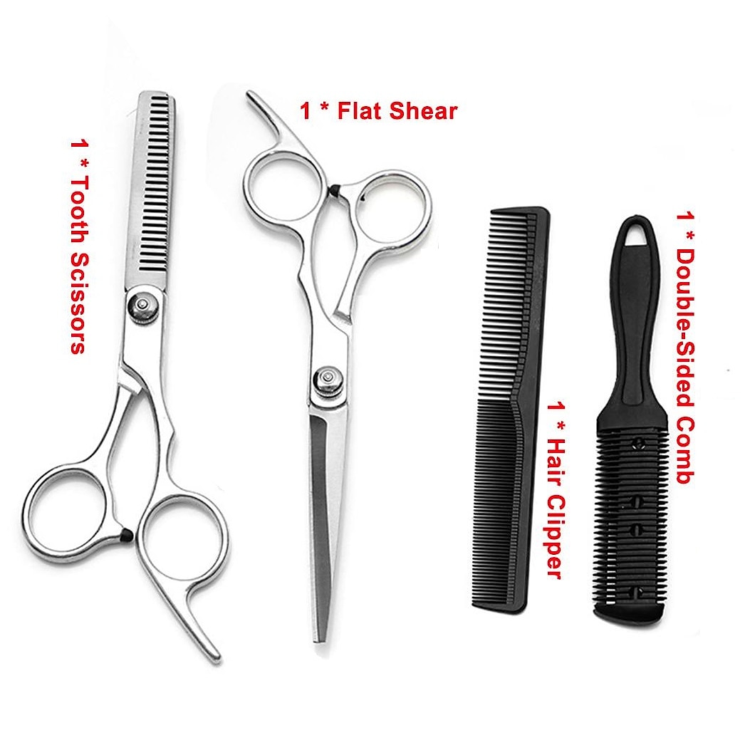 4 stks/set kappersschaar haar schaar professionele kappersschaar snijden dunner schaar kapper shear accessoires: 2026 - $23.99 –P9