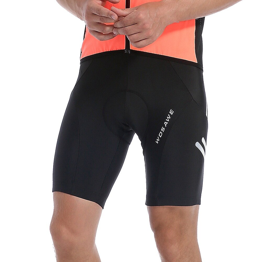 WOSAWE Herre Sykkelshorts Fôrede sykkelshorts Sykkel Fôrede shorts MTB-shorts Semi-formsydd Fjellsykling Veisykling sport Sykling Pustende Hurtigtørkende Myk Svart Silikon Lycra Klær Sykkelklær 2025 - $28.99 –P5