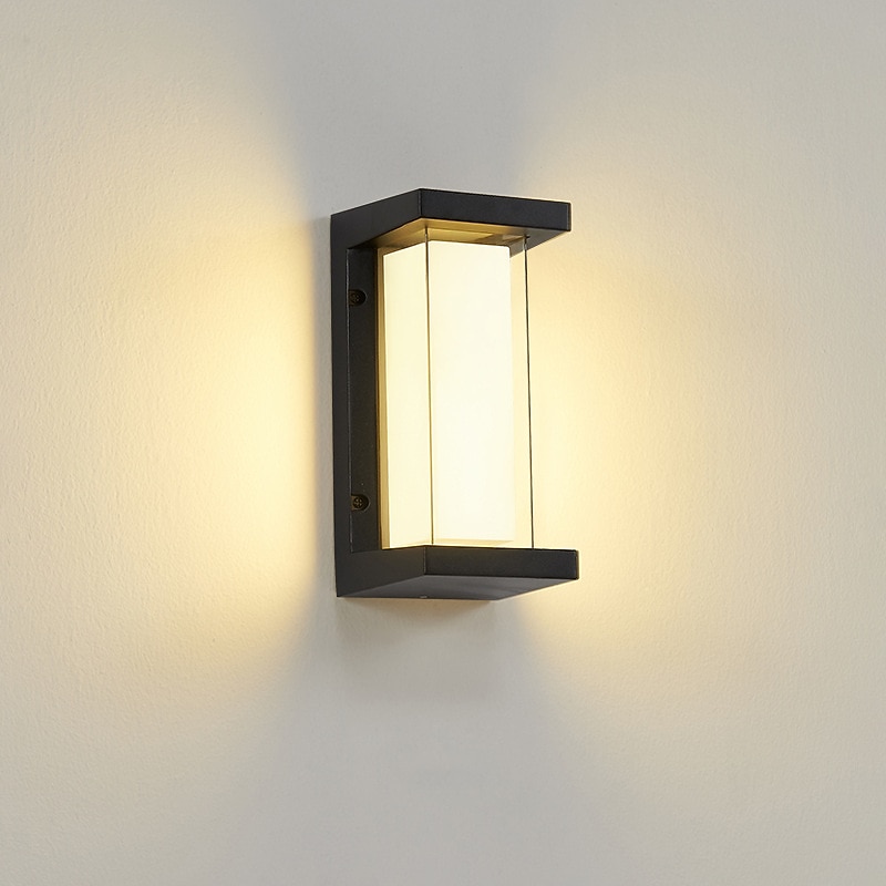 Applique Da Parete Per Esterni Moderna Led Impermeabile Cortile Corridoio Scale Applique Da Parete In Acrilico 220-240 V 10 W del 2025 a $182.99 –P1