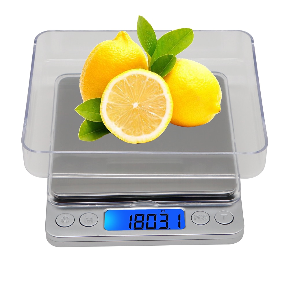 3000G / 0.1G LCD digital electronic jewelry gram precision mini kitchen  scale