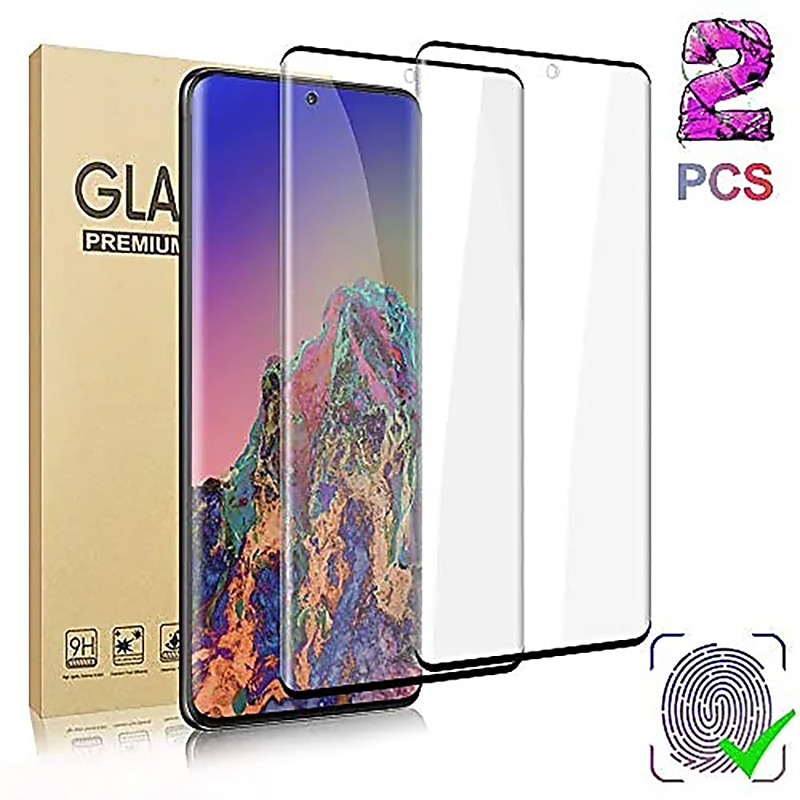 2 штs Защитная пленка Назначение Samsung Galaxy S25 Ультра S25 Ultra Plus S24 Ultra Plus S23 S22 S21 Плюс Ультра Закаленное стекло Уровень защиты 9H Против отпечатков пальцев HD 2025 - $6.99 –P1