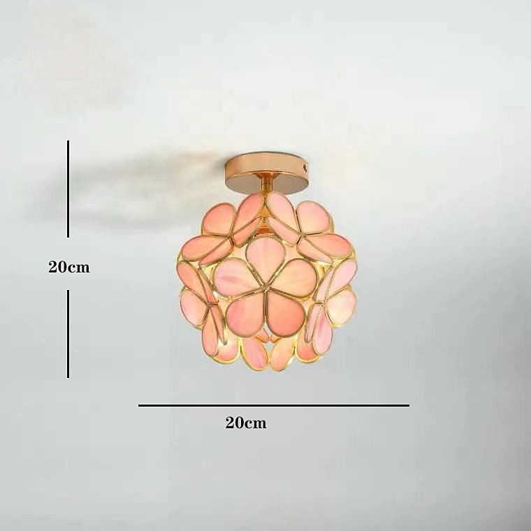 20 cm Deckenleuchte LED Blumendesign Pendelleuchte Laternendesign Glas Messing modern 220-240v 2026 - $204.39 –P3