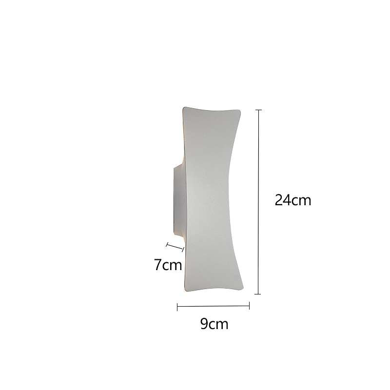 modern északi stílusú kültéri fali lámpák beltéri fali lámpák hálószoba alumínium 220-240v 7 w 2025 - $82.99 –P7