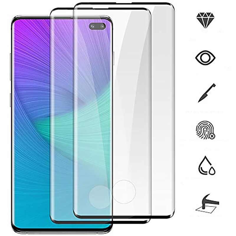 2 штs Защитная пленка Назначение Samsung Galaxy S25 Ультра S25 Ultra Plus S24 Ultra Plus S23 S22 S21 Плюс Ультра Закаленное стекло Уровень защиты 9H Против отпечатков пальцев HD 2025 - $6.99 –P7
